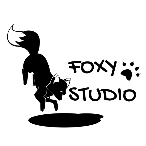 Logotipo para o estúdio "Foxy Studio"